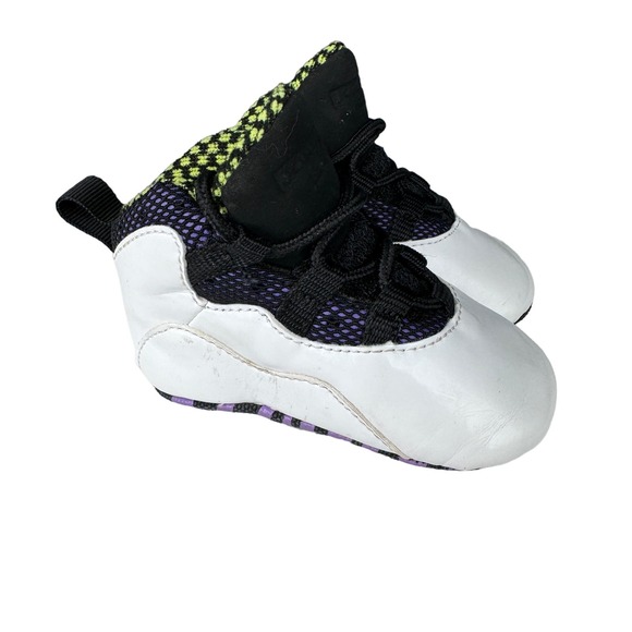 Nike Air Jordan X 10 Retro Crib‎ Toddler Sneaker Shoes Violet Pop Cyper Size 3C - Picture 1 of 8